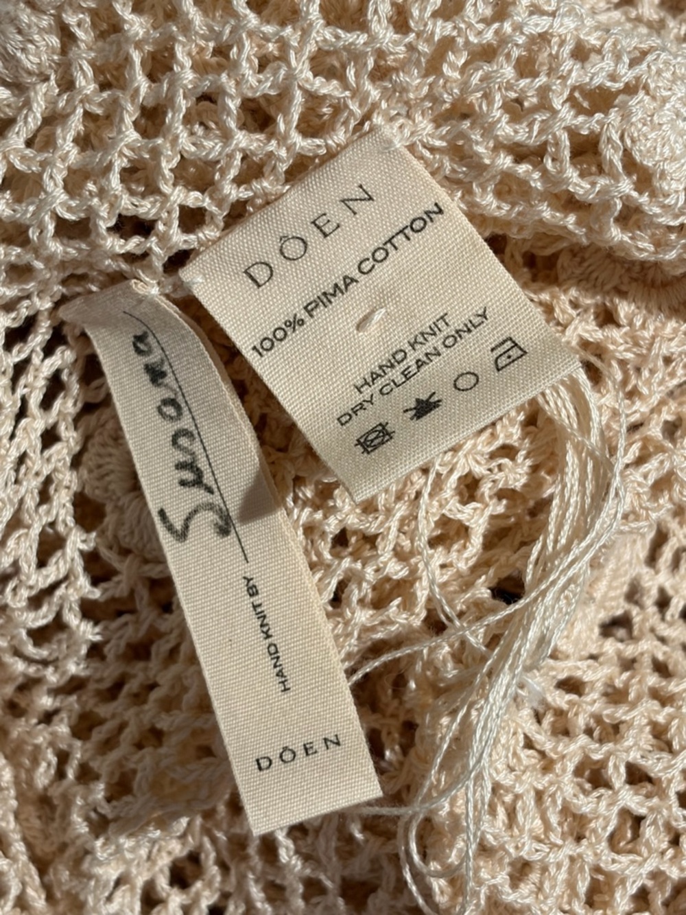 NWOT Doen Dottie Dress in Natural - Picture 10 of 11